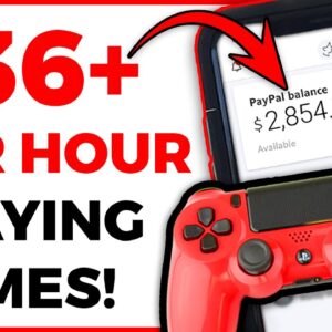 Earn $36 Per Hour Playing VIDEO GAMES! Available Worldwide (Make Money Online)
