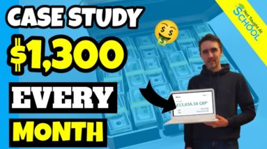 Affiliate Marketing Case Study $1,300 Month Passive Income