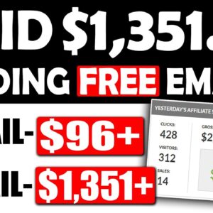 Email Marketing For Beginners Tutorial to Make $1,351.70 By Sending FREE Emails