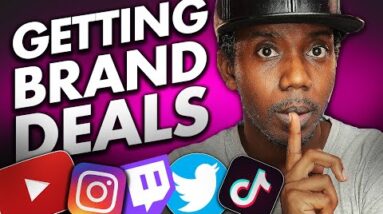 How Small YouTubers and Influencers Get PAID Brand Deals - STEP BY STEP