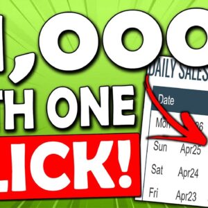 Get Paid Up To $1,000+ Per Day With Just ONE CLICK (Easy) Worldwide (Make Money Online)