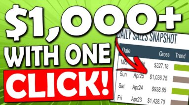 Get Paid Up To $1,000+ Per Day With Just ONE CLICK (Easy) Worldwide (Make Money Online)