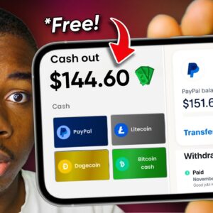 EARN AN INSTANT $144.60 ON THIS FREE APP! *Proof* (Works Worldwide)