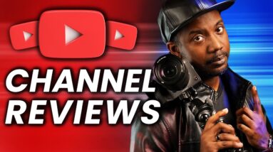 LIVE Channel Reviews and Advice for Small YouTubers