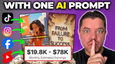 How to Make Money Online and Go Viral With Faceless Animation Videos (ONE Prompt Only)