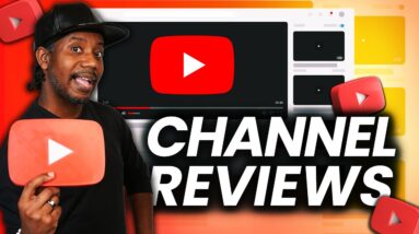 LIVE CHANNEL REVIEWS - & REALISTIC Advice for Small Channels