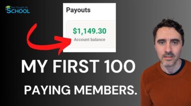 Trying To Make $10,000 a Month On Skool: How I Got My First 100 Members Without Ads