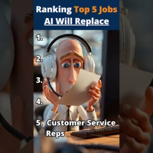 Top 5 jobs AI will replace