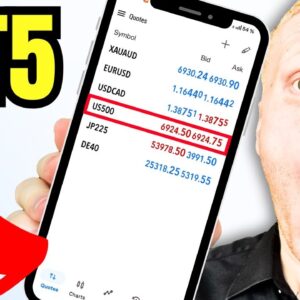 How to use MetaTrader 5 Mobile App for Beginners: MT5 Phone Tutorial