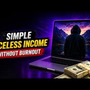 Simple Way To Build Faceless Income WITHOUT Burnout
