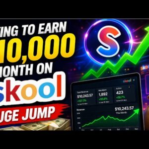 Trying To Earn $10,000 a Month On Skool: HUGE JUMP